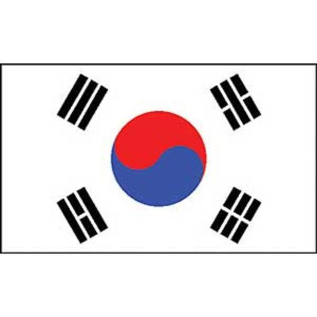 South Korea Flag On A Stick 12&#x22; x 18&#x22;